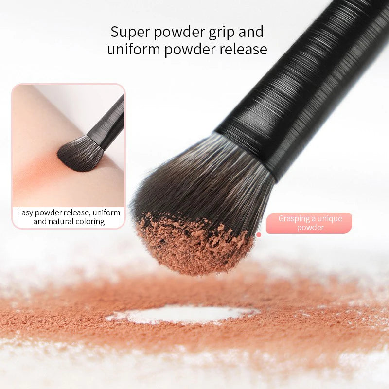 Natural Eye Makeup Brushes Eyeshadow Brush Eyebrow Contour Eyeliner Qme