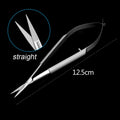 Curved Straight Head Micro Castroviejo Cornea Scissors Hand Tool Qme 12.5cm Straight
