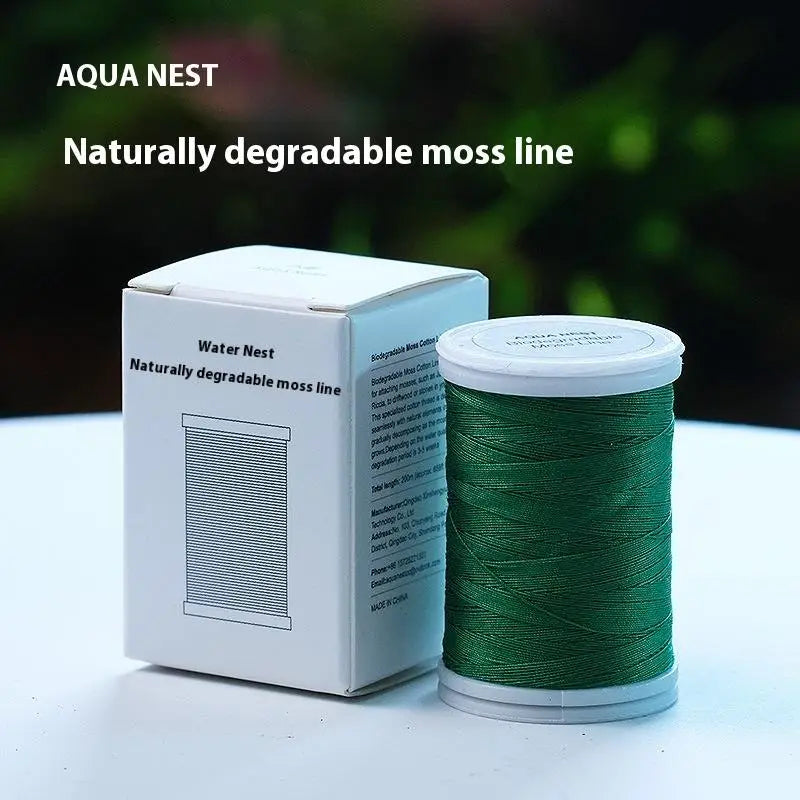 200M Naturally Degradable Moss Thread Cotton Grass Jar Binding Qme