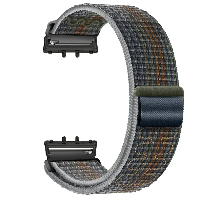 Nylon Loop Strap for Samsung Galaxy Fit 3 Adjustable Elastic Bracelet Watchband for iWatch Samsung Galaxy Fit3 Band Accessories Qme BMid Galaxy Watch Fit 3