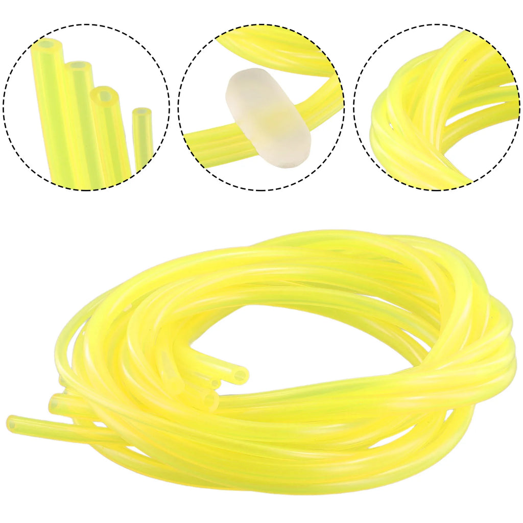 4 PCS 4 Sizes Fuel Gas Hose String Tube Petrol Pipe For Trimmer Chainsaw Blower Hoses Garden Power Tool Accessories Replacement Qme