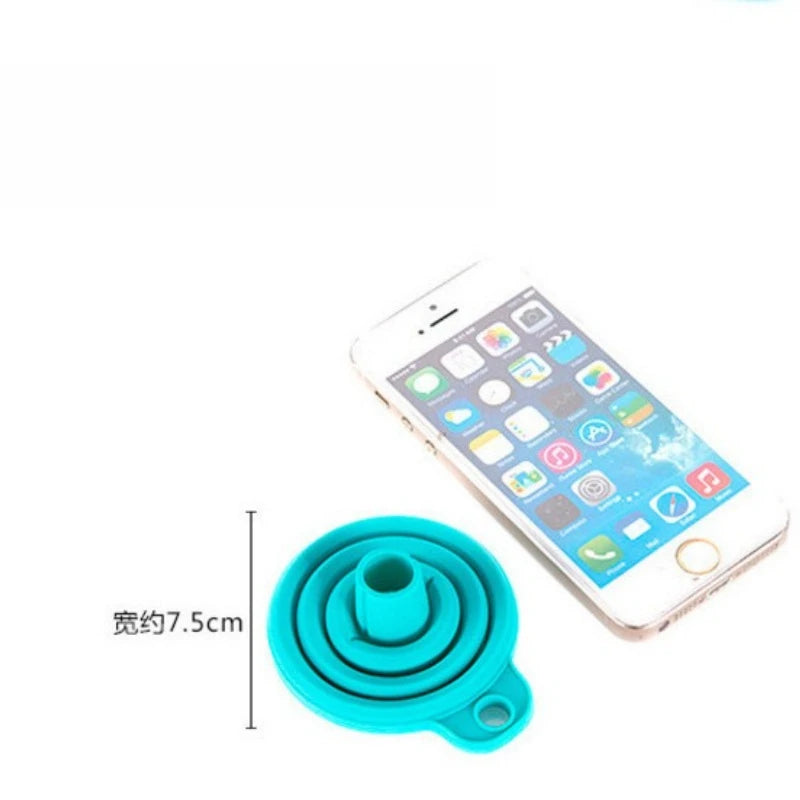 Food Grade Silicone Folding Funnel Portable Small Multi-purpose Qme
