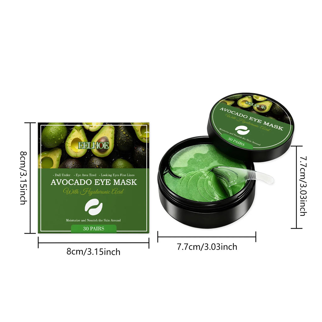 Hyaluronic Acid Eye Mask Under Eye Mask Anti Dark Circles Remove Eye Bags Improves Dullness Moisturizing Hydrating Eye Patches Qme 30Pairs