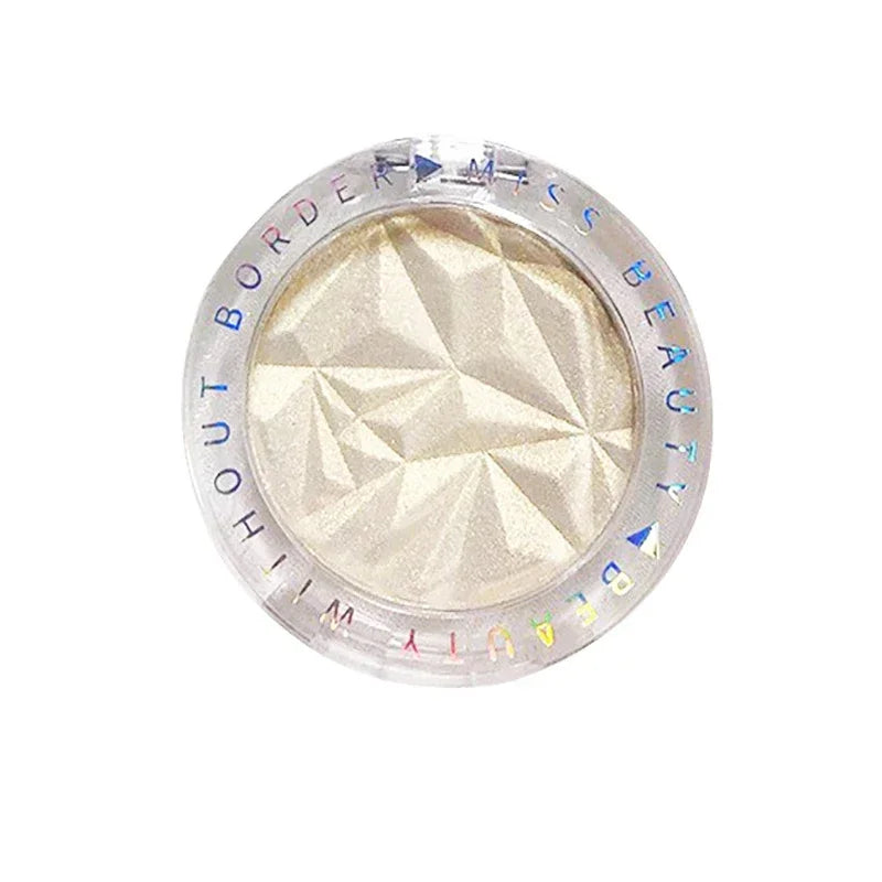 Brightening Face Highlighter Palette Waterproof Monochrome Pearlescent White Silver Highlight Makeup High Gloss Face Repairing Qme 02 Champagne Gold