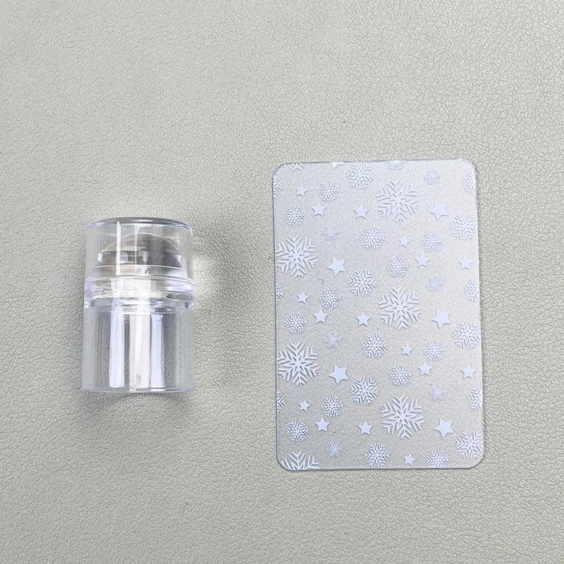 Erasable Mini Small Single Head Silicone Seal Nail Steel Plate Qme White