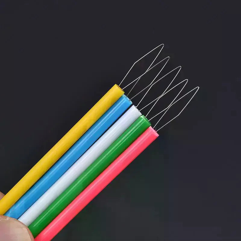 Leader Beader Threading Needle Sewing Tools Cylindrical Colorful Qme