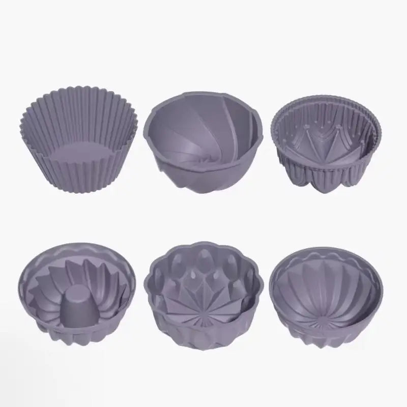 Charlotte Cake Pan Silicone Cheesecake Nonstick Round Baking Mold Qme one size Purple
