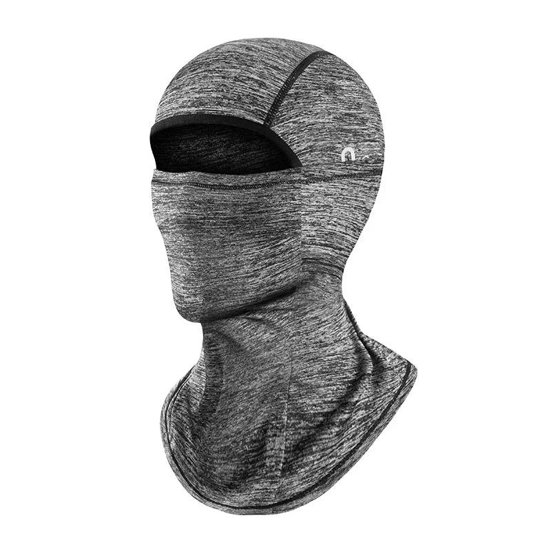 Ice Silk Sun Protection Cycling Mask UV Protector for Men/Women Outdoor Motorcycle Breathable Windproof Face Protection Headgear Qme grey