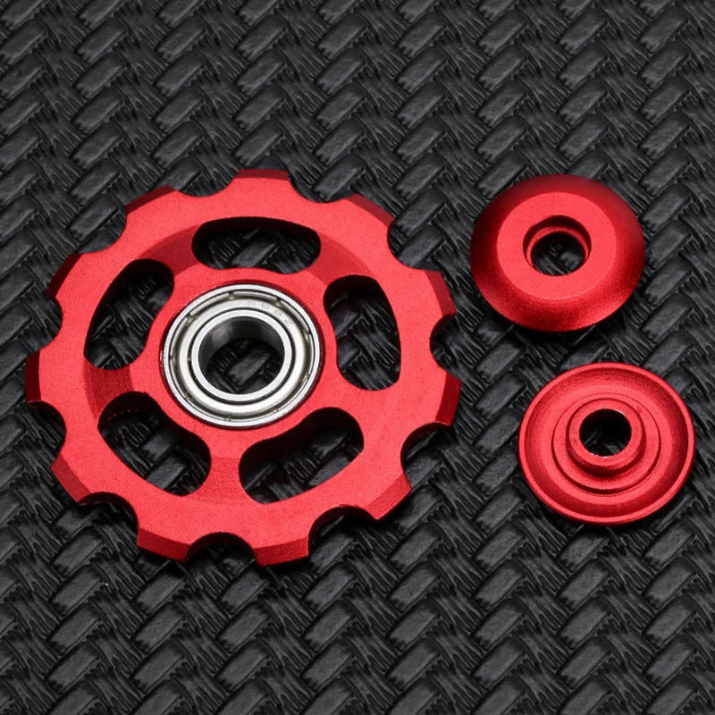 11T Bicycle Rear Derailleur Wheel Ceramic Bearing Pulley AL7075 Road Qme