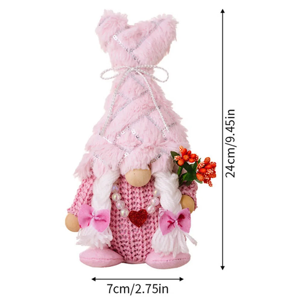 Gnomes Ornaments Valentine Day Regalos De Navidad Elf Party Qme