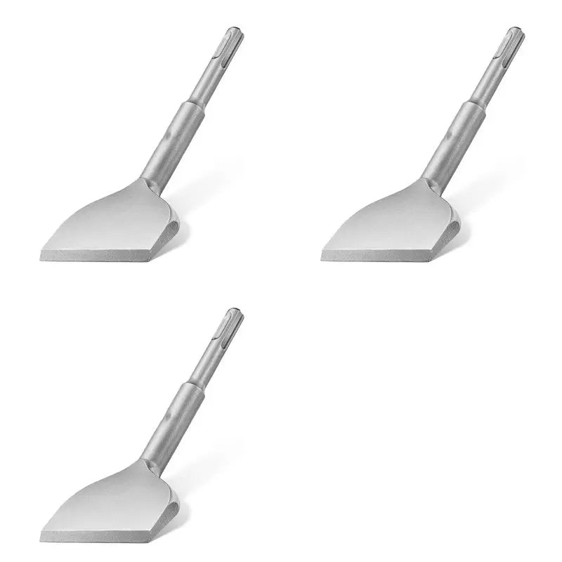 A02F-3X Tile Chisel SDS Plus Chisel- 165X75mm Wide For Hammer, Flat Chisel Angled, 42Crmo Special Steel, Durable, Sharp Qme Default Title