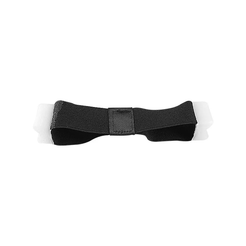 Hallux Valgus Corrector Big Toe Stretcher Separator Bunion Soothing Qme black Single Hole