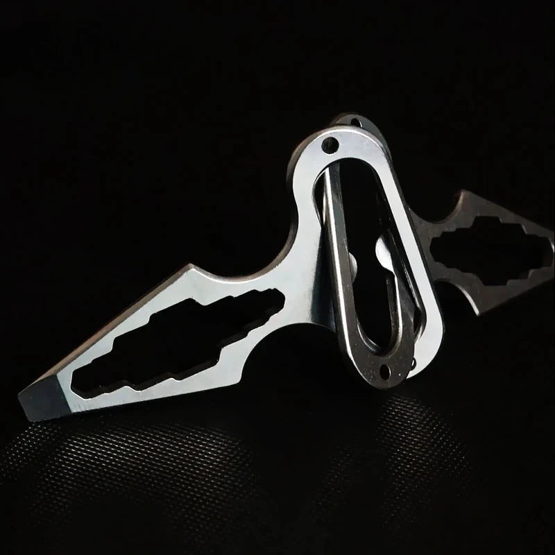 Self Defense Weapons Outdoor EDC Survival Tool Defence Personal Keychian Stinger Bottle Combination Opener Wrench for Men Women Qme