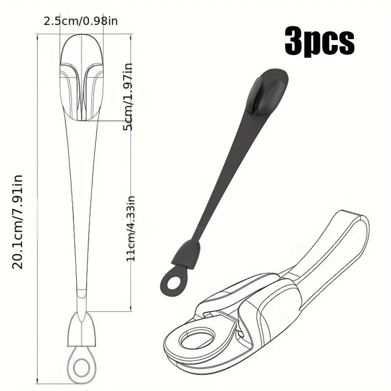 Sleek Cable Clips Effortless Organizer Tangle-free Cables Secure Qme