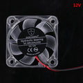 4010 DC 5v 12v 24v Cooling Fan LED Iight Emitting Hydraulic Bearing Qme 12V
