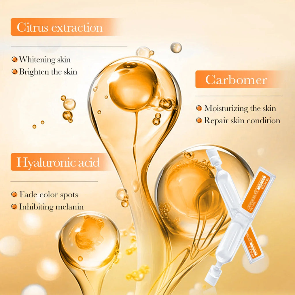 Vitamin C Single-use Serum Deeply Moisturizes Nourishes Skin Whitens Qme