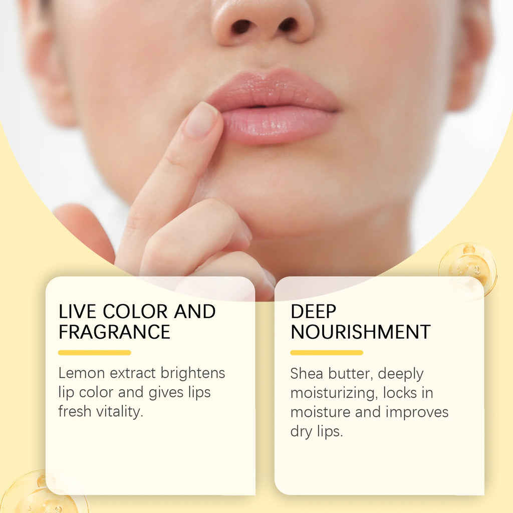 Lemon Ginger Lip Balm Turmeric Dark Melanin Remove Mask Gloss Oil Exfoliating Clean Improve Dullness Moisturizer Lip Balm Care Qme