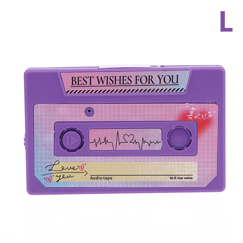 Recording Voice Card Tape Greeting Card Recordable 60 Seconds DIY Recording MusicCard Valentine's Day Anniversary Birthday Gift Qme style 10