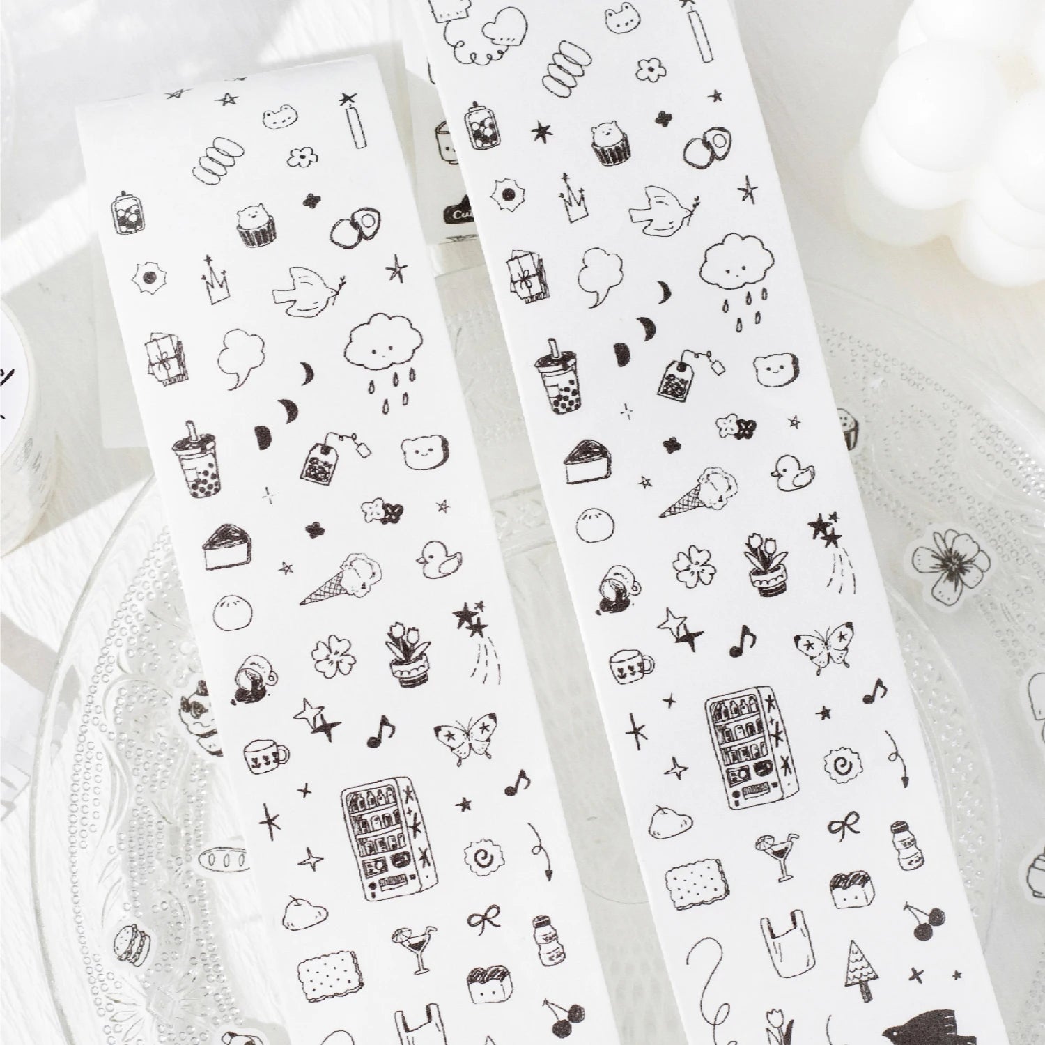 50mm*2m/Roll Cute Cartoon Kitchen Making Tapes School supplies DIY Scrapbook Stickers Diary Decor Planner Korean Stationery Tape Qme