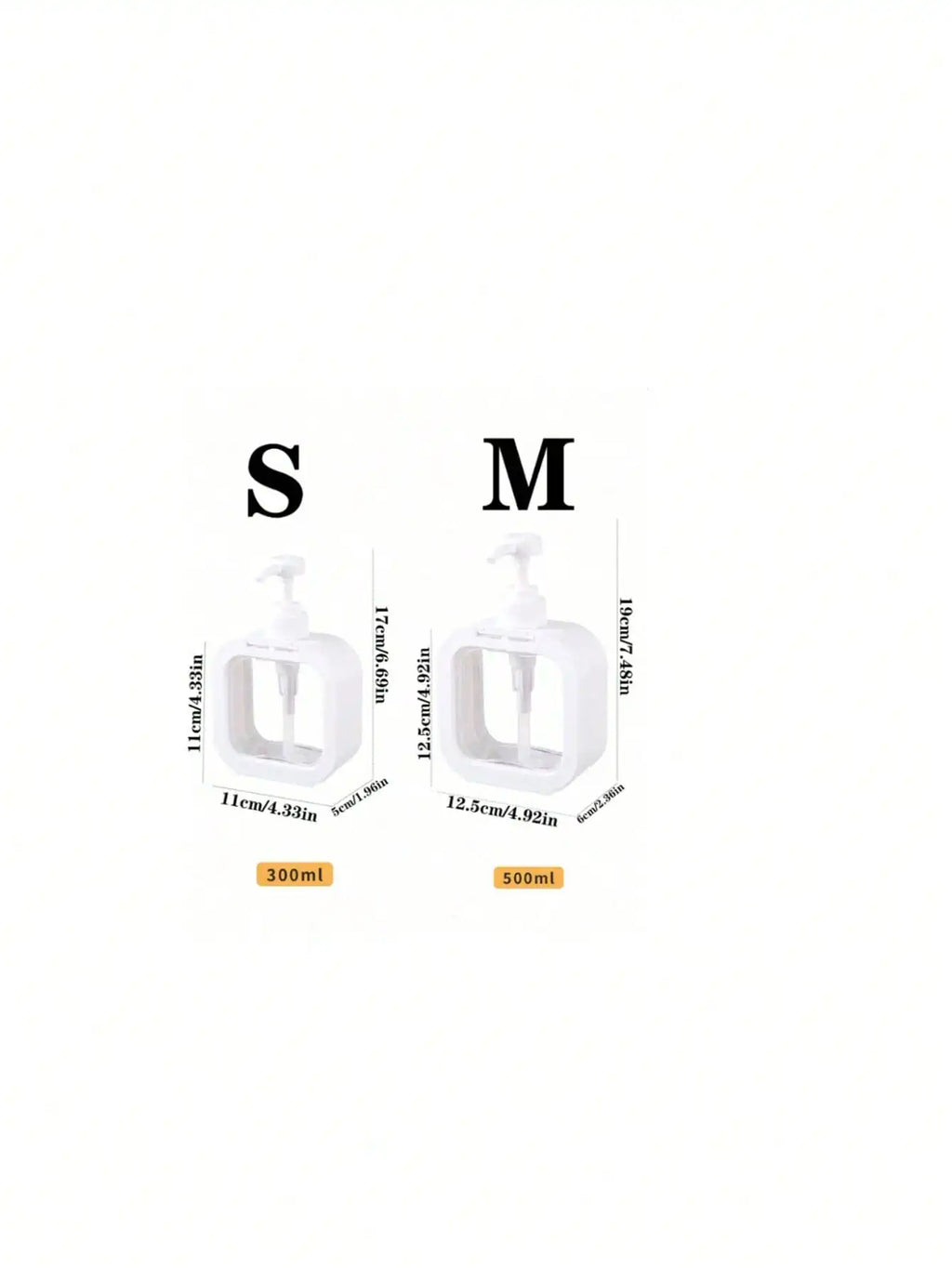 1PC300ML Bottling Bottles Suitable Skincare Lotion Shampoo Hand Qme