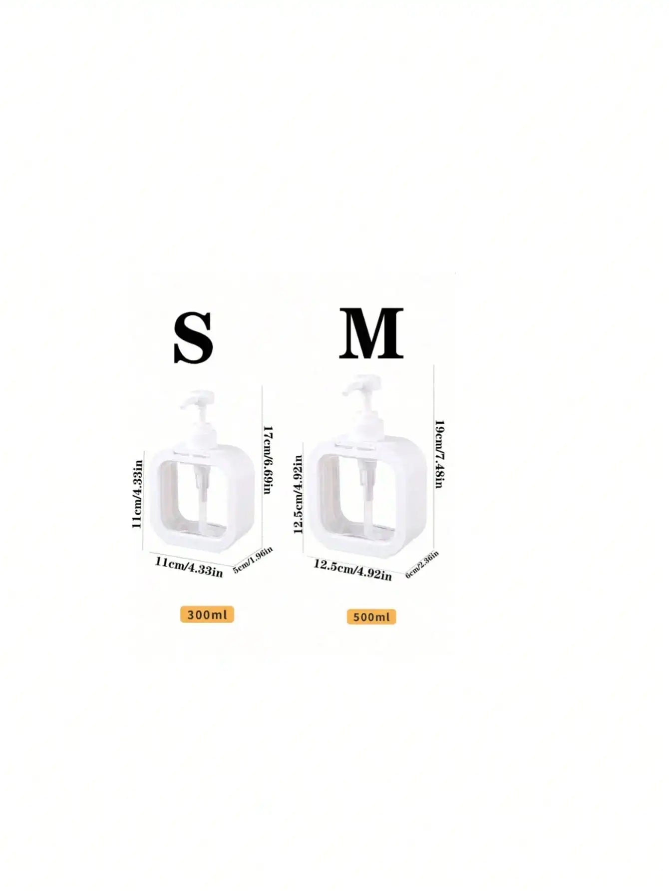 1PC300ML Bottling Bottles Suitable Skincare Lotion Shampoo Hand Qme