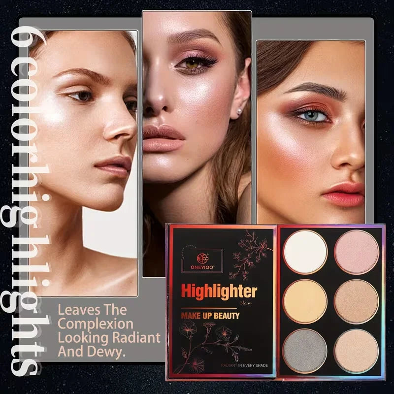 All-in-one Professional Makeup Eyeshadow Palette Highlighter Contour Qme