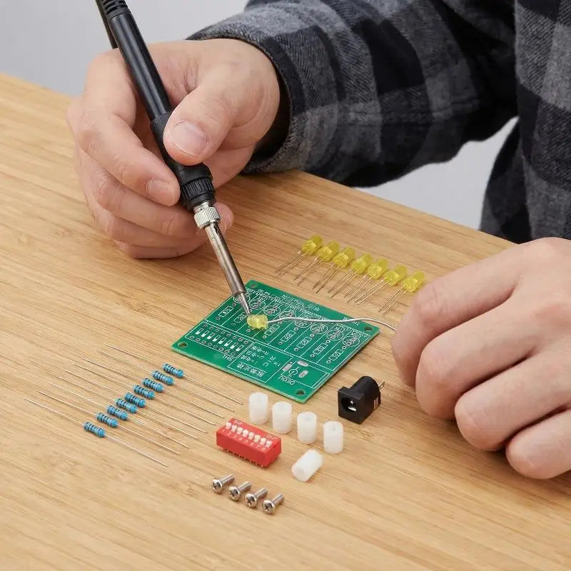 DIY Soldering Practice LED Current Test Electronic Manufacturing Qme