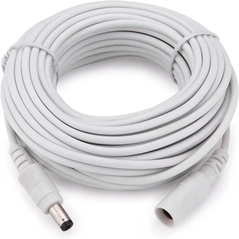3pcs DC 12V Power Adapter Extension Cable 2M DC Male Female Connector Power Extend Cord For CCTV Security Camera Qme