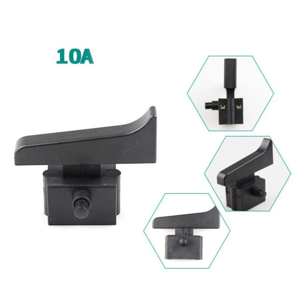 1 PC Electric Tool Switch Power Tool Replacement Cutting Machine 355 Trigger Switch No Lock/lock 75 X 39 X 65mm Qme B
