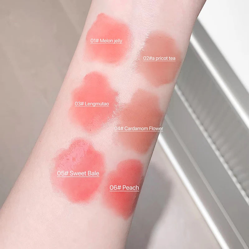 Gege Bear Sweet Pendant Lipstick Matte Mirror Textures Watery Qme