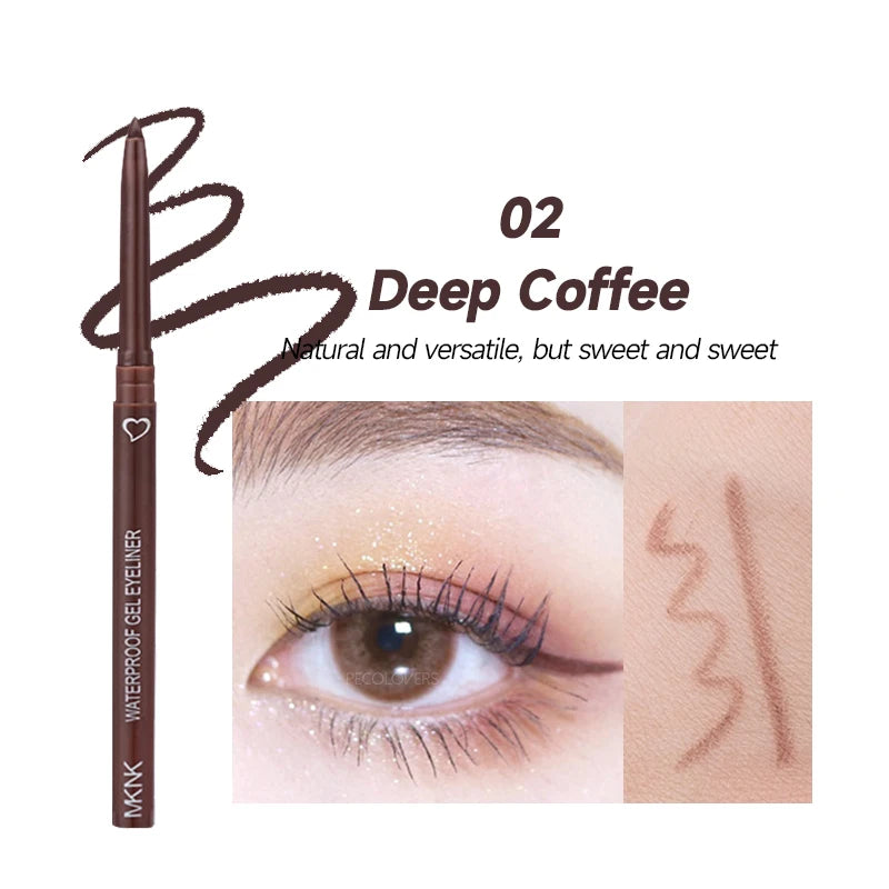 Waterproof Matte Eyeliner Pen Quick Dry Long-lasting Smooth Qme 02