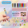Nail Art Graffiti Pen Marker Drawing Abstract Lines Fine Detail Qme G-105