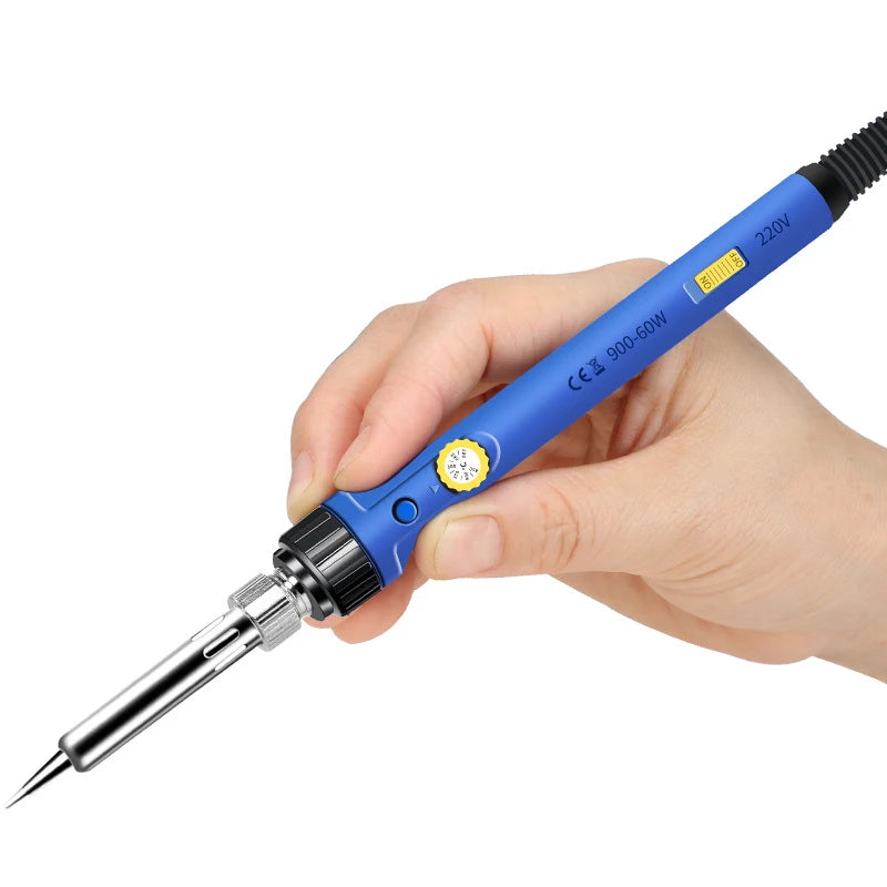 Soldering Iron Adjustable Temperature Electric Solder Rework Station Qme