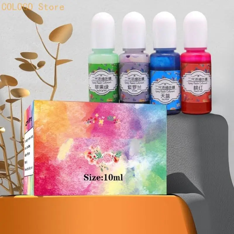 24 Epoxy Resin Pigment Kits Dye Colorant Liquid Each Jewelry Making Qme China Mainland