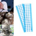 48Pcs/sheet Synthetic Filter Paper Sticker For Under Wide Mouth Jar Lid Mushroom Cultivation Supplies Qme 1pcs