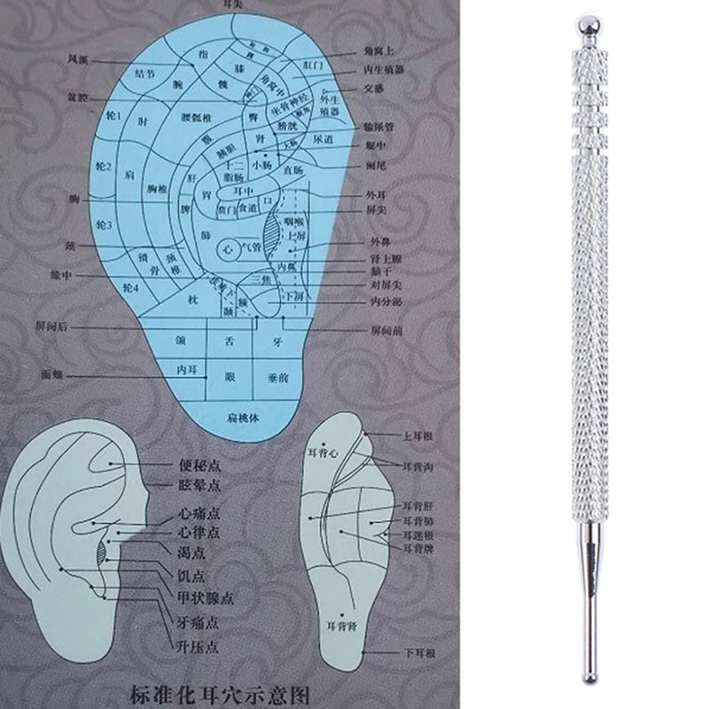 Acupuncture Point Probe Auricular Pen Ear Relief Massage Needle Qme