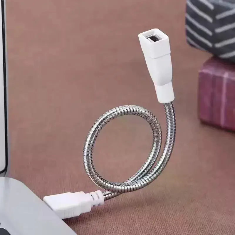 USB Desk Lamp Power Cable Extension Cord Flexible Metal Hose Qme Default Title