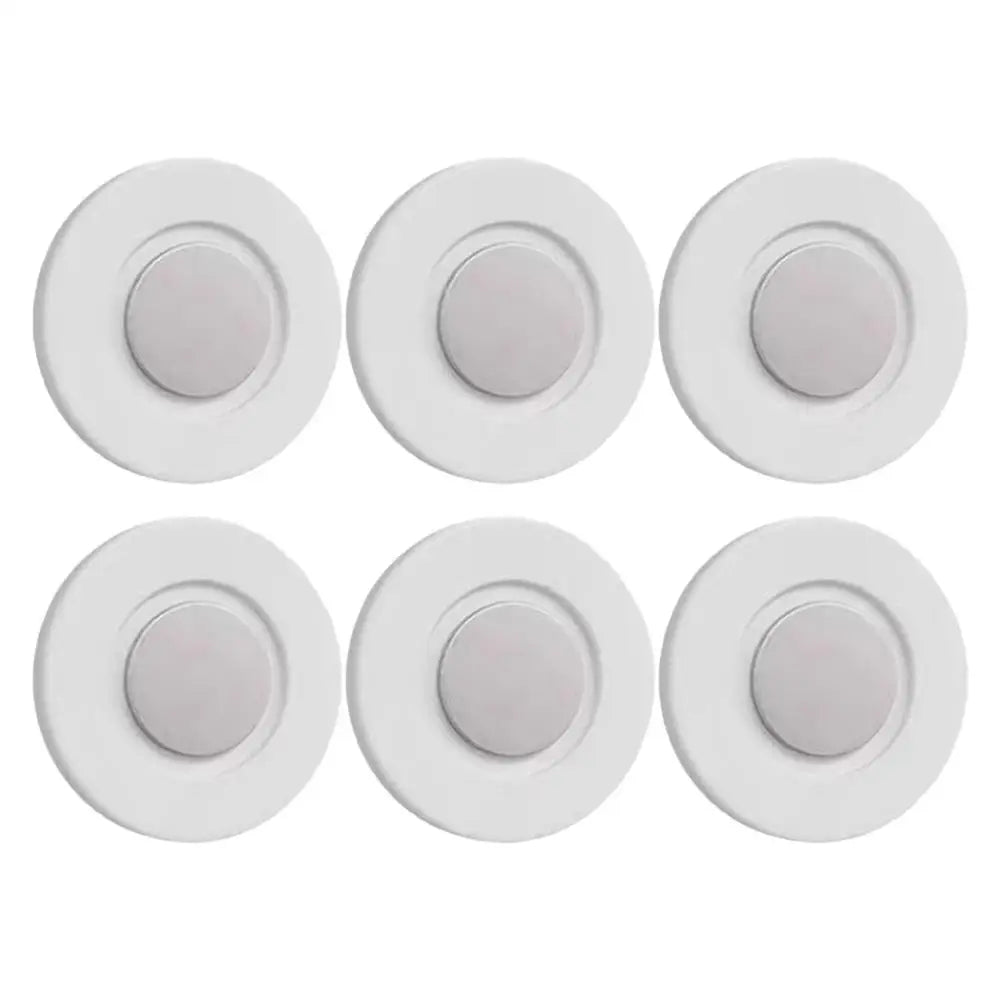 Remote Holder Wall Mount Magnetic Patches Control Silicone TV Tool Qme 6pcs