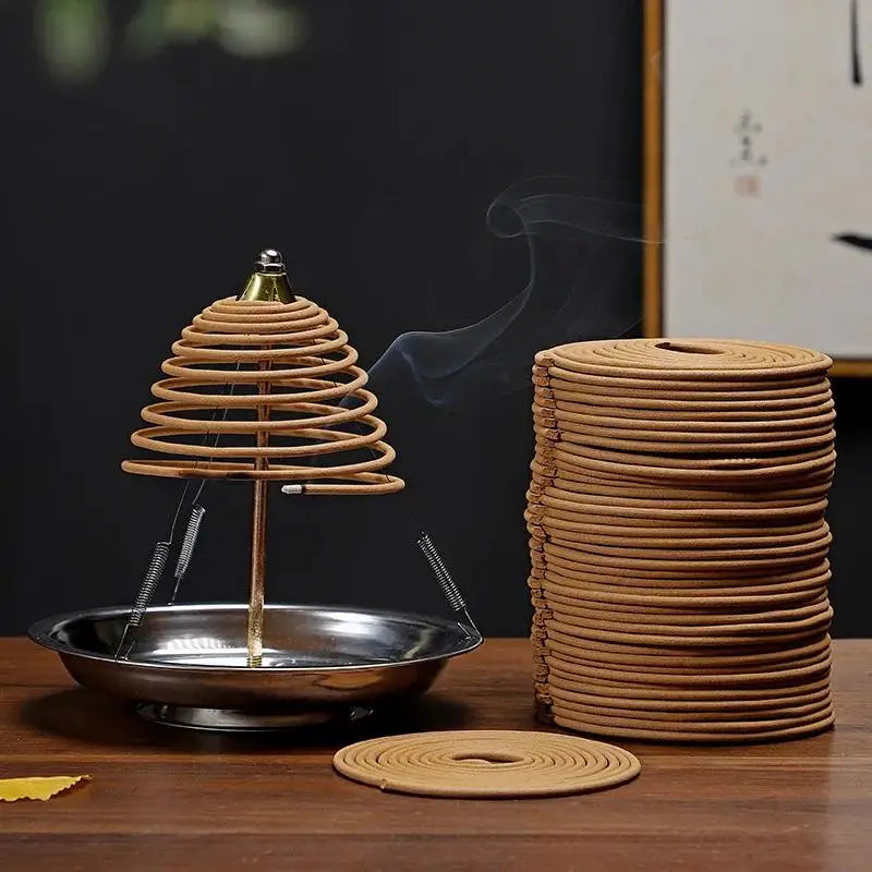 Metal Hanging Incense Burner 12 Hours Coils Iron Plate Mosquito Qme