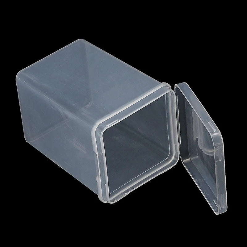 Nail Art Cleaner Tools Remover Pads Organizer Cotton Swab Storage Box Qme