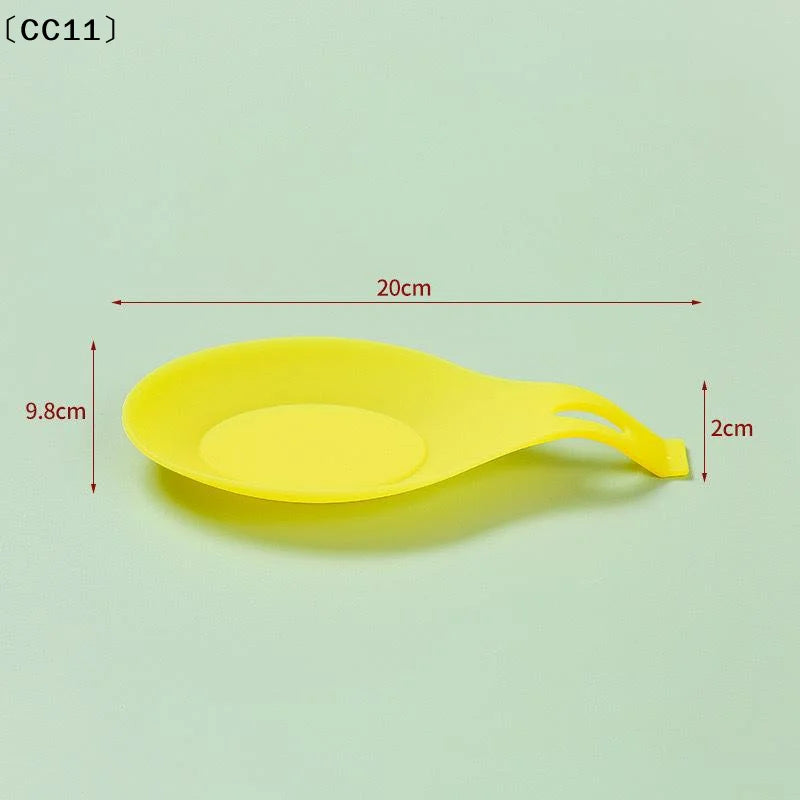 Spoon Rest Large Ceramic Holder Heat-resistant Cooking Coffee Qme