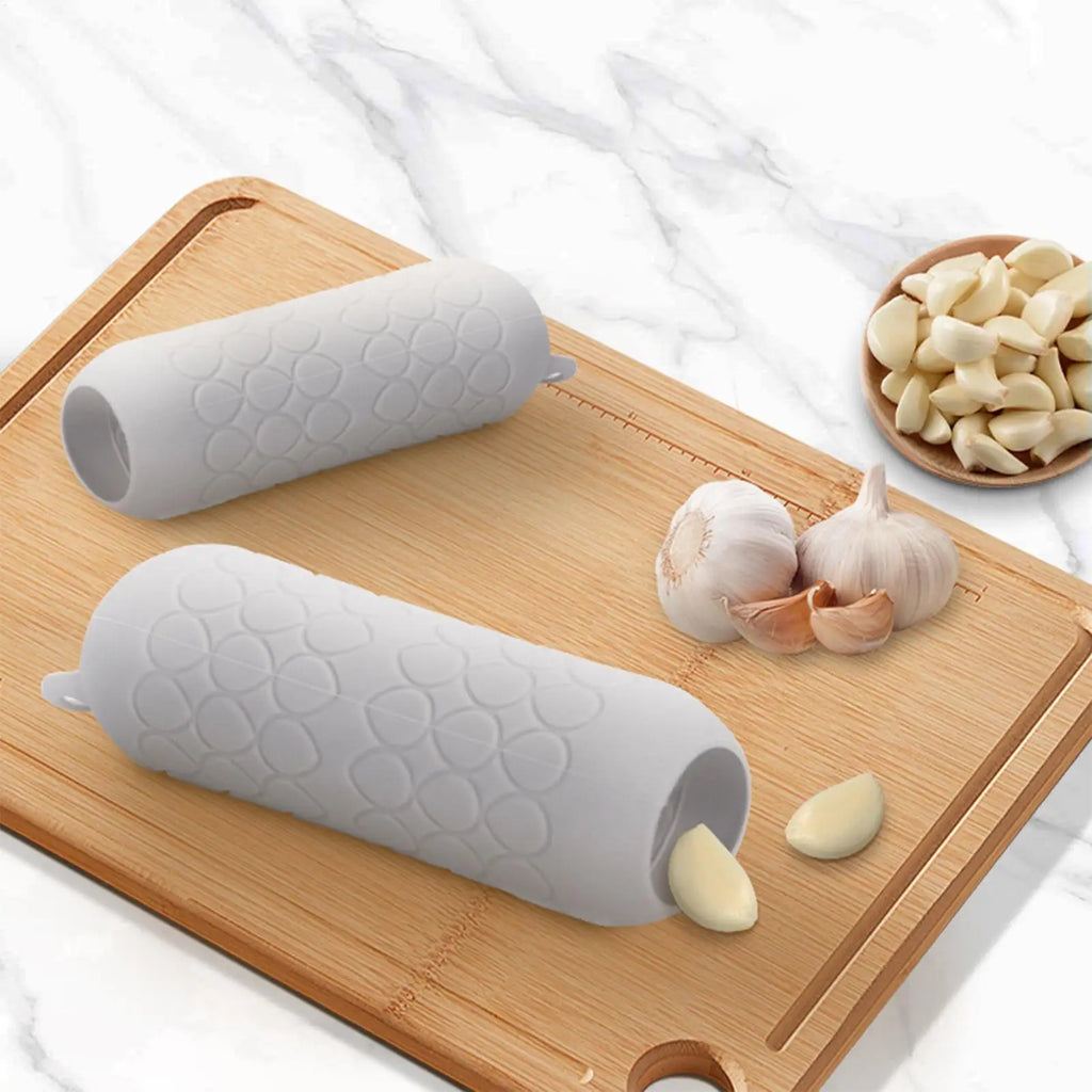 Garlic Peeler Tool Silicone Tube Roller Skin Remover Stripper Quick Qme