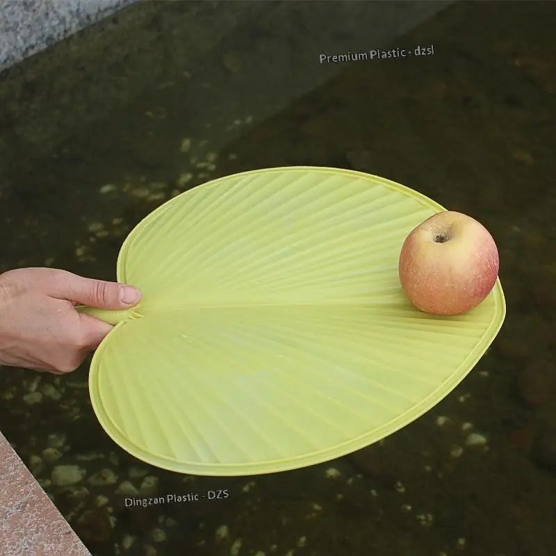 ^Plastic Artificial Palm-Leaf Fan Vintage Large Size Artificial Straw Fan Thickened Hand Fans Photo Props Qme