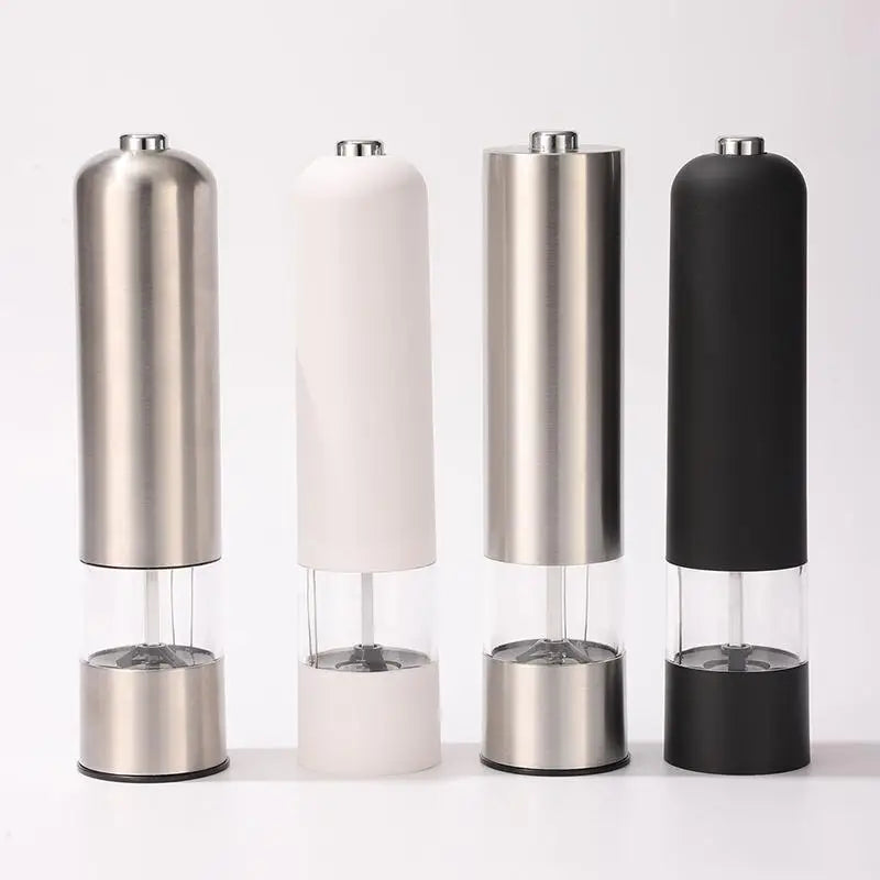 1 Stainless Steel Spice Mill Light Automatic Pepper Grinde Electric Qme