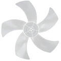 16 Inch Household Plastic Fan Blade 5 Leaves Stand/Table Fanner Replacement Accessories With Nut Cover For Pedestal Fan Qme White