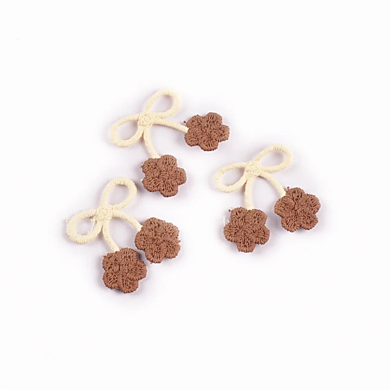20pcs 16-35mm Mix Bow Shape Personality Appliques For Clothing Bag Decoration DIY Sewing Accessory Patch Without Gum cp4185 Qme 20pcs 2.5x2.2cm