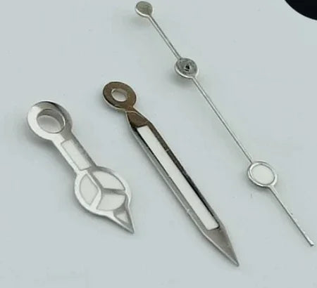 Modified Watch Hands Green Luminous Logbook Needle Silver Gold Rose Watch Accessories for NH35/NH36/4R/7S Movement Qme S