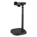 Scalable Mobile Phone Holder, Telescopic Desktop Stands, Lazy Phone Stand for Recording Video Live, Phone Grip, Aluminum Alloy Qme black