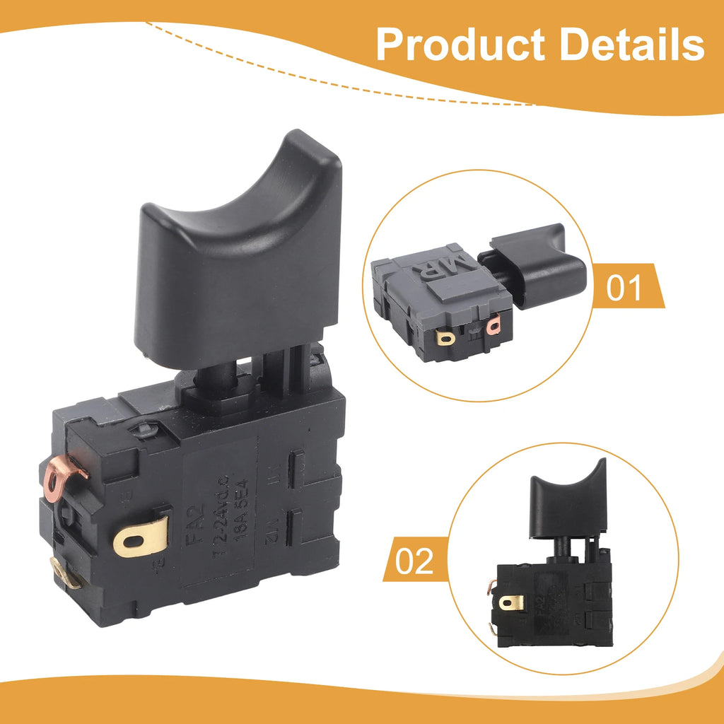 16A 5E4 Switch For Lithium Battery Switch Speeds Control Electric Blower Trigger Switch Power Tool Accessories Parts Qme Default Title
