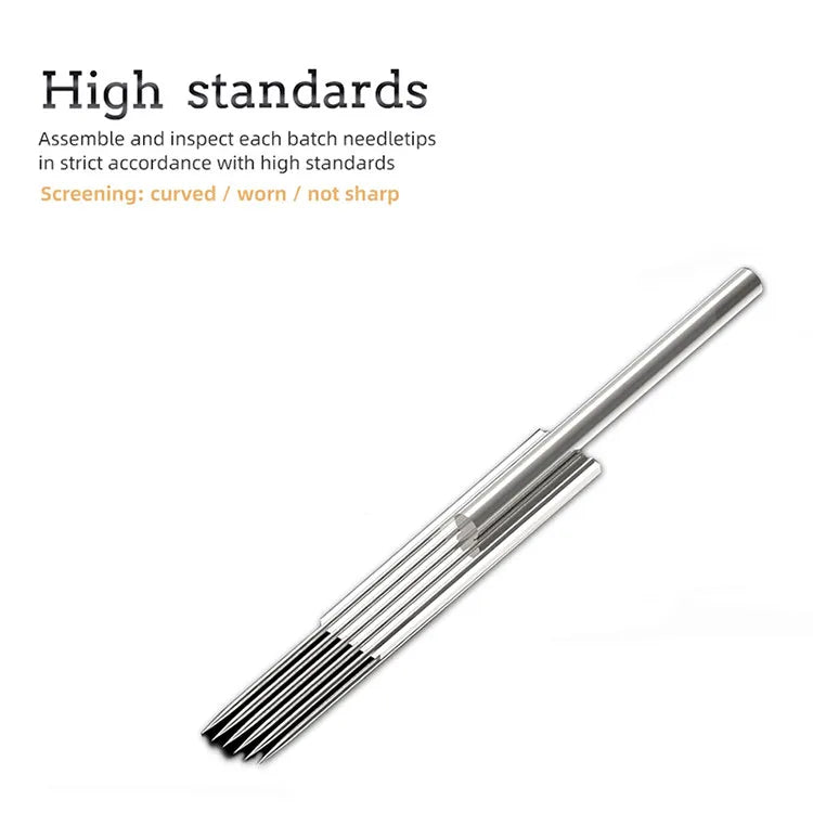 20PCS ROKYO Premium Tattoo Needle Cartridge Curved Round Magnum 5/7/9/11/13/15RM Qme